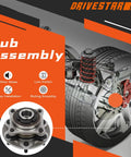 Plug And Play Front Wheel Hub And Bearing Assembly For Toyota 4Runner 2003-2019, Tacoma 2005-2019, FJ Cruiser 2007-2009, Hilux 2005-2017
