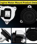 Engine Mount And Transmission Mount Kit For X3 RWD 2019 2020 2021 2022 2023 2024 2.0L Three Piece Set details shown