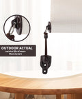 Brown Roller Shade Replacement Bungee Cords With Ball Ends Kit Two Pack End Caps shown installed on roller blind
