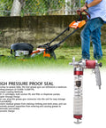 Heavy Duty Pneumatic Grease Gun With G1/4 Quick Coupler, 10k To 12k PSI High Pressure Output in garden with lawnmower