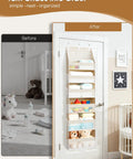 Over The Door Organizer That Turns Any Door Into A Storage Powerhouse With 6 Shelves And 13 Mesh Pockets, 55 LB Capacity