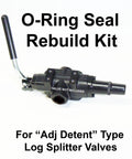 Rebuild Kit For Hydraulic Log Splitter Control Valve With Adjustable Detent Full O Ring Seal Set And Replacement Parts