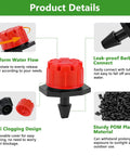 Eight Hole Adjustable Drip Irrigation Emitters With Anti Clogging Flow Control product details and features overview