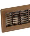 Register Booster Fan RB12 4x12 Inch Brown Grill So You Get 75 CFM Duct Booster With 1800 RPM 120V Quiet Operation Easy Install Screened
