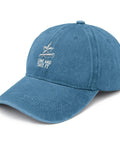 Lightweight Cyan Blue Women's Cap With Front Graphic Artwork Adjustable Buckle Closure All Day Comfort Casual Sun Hat