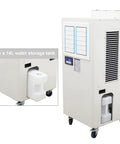 No Sweat 20400 Btu Industrial Spot Cooler, Portable Air Conditioner with 14L water storage tank, suitable for warehouses.