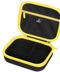 Tough As Nails Hard Travel Case For Skil 4V Rechargeable Cordless Screwdriver SD561802 open view showing black interior and yellow zipper.