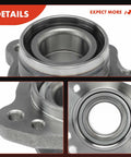 Close-up of 2 Piece Rear Wheel Bearing And Hub Assembly Set For Honda CR-V 1997 1998 1999 2000 2001 EX LX SE Direct Fit Replacement