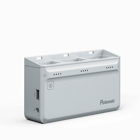 Atom SE Parallel Charging Hub Bundle With Fast Charge Batteries For The Drone, Powers 3 Packs In About 90 Minutes, Charges Remote