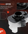 Fuel Vapor Leak Detection Pump Replacement Direct Fit for Jeep Cherokee, Dodge, Chrysler, Fiat, Mitsubishi, part 4861961AA