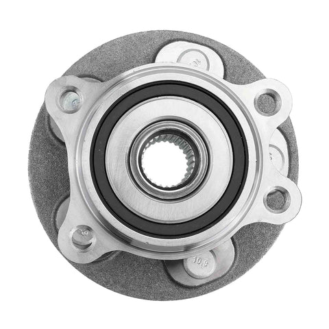 Front view of Front Wheel Bearing Hub Assembly Ready To Bolt On For Toyota Camry 2018 2022 2 5L Gas Avalon 2021 Limited XLE 2 5L Lexus ES250 2021 2023 5 Lug With ABS