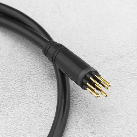 9 Pin Electric Bike Motor Extension Cable Female To Male Connector For Front Or Rear Hub Waterproof E Bike Wire 600mm Length Versatile Ebike Plug And Play Accessory For Smooth Motor Power And Easy Installation