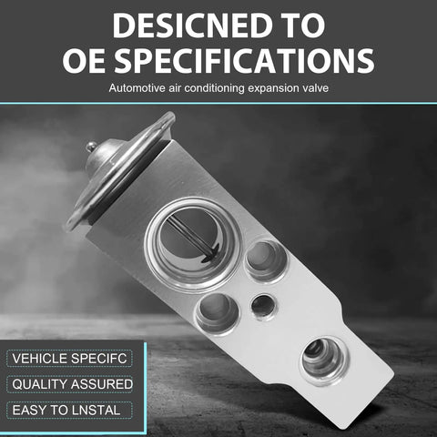 Car Air Conditioning Expansion Valve Aluminum Replacement Part Universal Fit For Most Cars Trucks And SUVs Built Tough Durable Auto