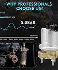 12V Diesel Fuel Pump For Ram 2500 3500 Pickup 1997 1998 1999 2000 2001 2002 5.9L Cummins Turbo Diesel Direct Replacement