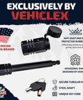 Beefed Up Trailer Hitch Pin Lock For Two Inch Receivers With Five Eighth Inch Locking Pin And Tubular Key Fits Class III And IV Hitches