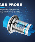 M30 Thread Capacitive Proximity Sensor Switch With Shielded Housing NPN Normally Closed DC Type LED Indicator