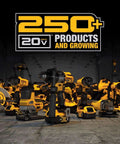 Diverse 20V Max power tools collection with focus on drills, showcasing cordless versatility for multiple applications.
