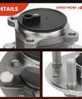 Two Pack Rear Wheel Bearing And Hub Assembly For Mazda 3 2019 To 2023 And CX 3 2020 To 2021 5 Lug Compatible With Front Wheel Drive Only