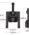Heavy Duty U Joint Puller For 1.5 To 2.2 Inch Bearing Cups, front view with dimensions, for Class 6 8 truck and machinery use