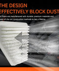 Engine Air Filter Fits Toyota Camry V6 2007 2011 showing dust-blocking design with improved airflow