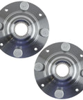 Top view of Front Wheel Bearing And Hub Kit 2 Piece Drop In Replacement For Honda Civic 1992 To 2000 And Civic Del Sol 1993 To 1997 Includes 2 Front Bearings And 2 Front Hubs DIY Friendly Install Replaces 44300 S04 008 And 44600 S04 980