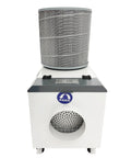 Solid Shop Beast Heavy Duty 1HP Oil Mist Collector and Industrial Fume Extractor with mesh filter for CNC machinery.
