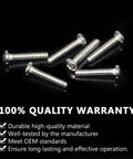 Whirlpool Driven Hub Washer Screw Kit For Replacement, 6 Piece Set, WP8533953 8533953 1179809 AH990227 EA990227 PS990227, Ultra Durable Metal Hardware For Quick, Reliable Washer Repair silver screws