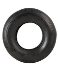 4.80/4.00-8 Inch Ribbed Tread Pneumatic Tire with Inner Tube Set for 8 Inch Wheel Rims, Front View
