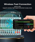 Wireless connection feature of 8 Channel Audio Mixer With MP3 Player USB Recording And Grouping 2 AUX Interfaces 99 DSP Effects