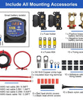 Dual Battery Isolator Kit 12V 140A VSR Voltage Sensitive Relay For UTV Marine Car RV Boat Truck Trailer ATV Camper Moto Not For Lithium Batteries with mounting accessories