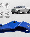 Track Bar Bracket for Dodge Ram 2500 3500 4x4 2003-2008 With 2.5 to 6 Inch Lift Panhard Bar Drop Relocation Kit to Improve Steering, Driveline Geometry, Stability and Handling on lifted trucks. Blue steel bracket for lifted Ram 2500 3500 4x4
