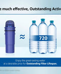 7010 Replacement Water Filter Fits Pur And Pur Plus Pitchers And Dispensers with 720 bottle equivalent lifespan