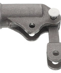 Heavy Duty Steel Jack Lifting Handle Replacement For Automotive Floor Jacks With Portable Design And Beefy Stability For Emergency Roadside Assistance, gray steel, angled view