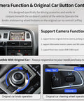 Details of Wireless CarPlay And Android Auto Retrofit Kit For Audi A6 S6 (2010-2011) And Audi Q7 (2010-2015) showing controls.