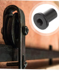 5 Pack Replacement Spacers For Sliding Barn Doors Wall Track Hardware Kit Durable High Carbon Steel Spacers For Track