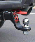 2 Inch Trailer Hitch Ball Mount Kit with 2 Inch Ball and 5/8 Inch Hitch Pin 4 Inch Drop Fits 2 Inch Receiver Matte Black
