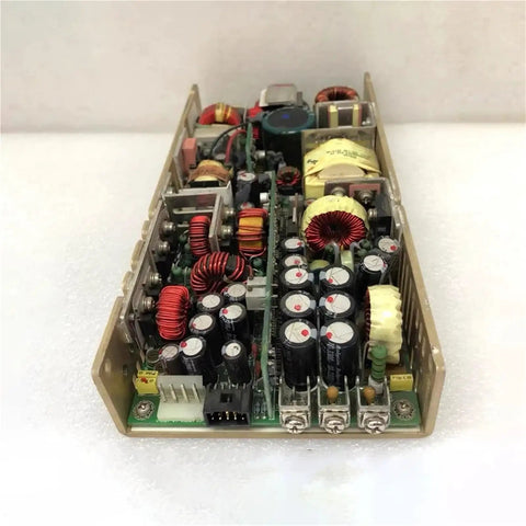 Rugged Industrial Medical Equipment Switching Power Supply for High Efficiency and Reliable DC Power, Heavy Duty Medical Gear Ready, Low Noise Operation for Clinics, Labs, and Field Work open PCB view with transformers and capacitors