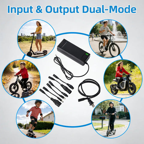 54.6V 2A Fast Electric Bike Charger With 7 Plugs For 48V Lithium Batteries SGS Certified Plug And Play Universal Ebike Compatibility For Lectric XP 2.0 And 3.0 Ecotric City Beach Evercross H5 H7 And More 48V Systems Safe Quick Charge