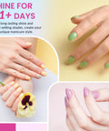 Gel Nail Polish Kit With UV Lamp 24 Vibrant Colors Base Coat Glossy And Matte Top Coats Complete At Home Nail Set