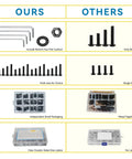 Dope Hex Socket Cap Screw Kit M2 M3 M4 M5 With Wrench, Durable Metal Fasteners, Precise Threads, Handy Assortment For DIY Projects, Home Repairs, And Small Machinery, Easy To Identify Sizes And Build Solid Joints.