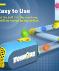 Air Aerodynamics STEM Toy For Kids 3 Plus Hands On STEM Kits with colorful foam balls in a modular tube and airflow machine.