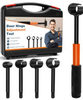 4 In 1 Door Hinge Gap Adjustment Tool Kit For Residential And Commercial Use Heavy Duty Hinge Repair Wrench With Rubber Grip