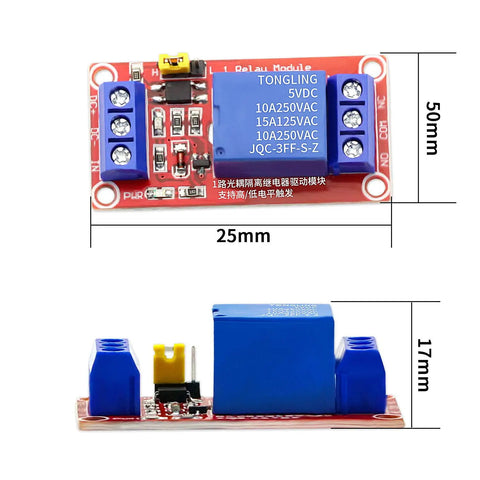 8 Pack 5V Relay Module Kit With Optocoupler For Arduino And Microcontrollers One Channel Per Board High Or Low Level Trigger