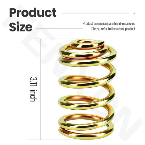 Beefed-Up Compression Seat Spring 283516 Upgrade For Zero Turn Mowers, heavy-duty yellow spring, 3.11 inch height.