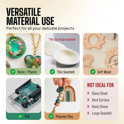 Image of various materials for use with Pin Vise Hand Drill Manual For Jewelry Making With Micro Drill Bits 0.8mm To 2.5mm.