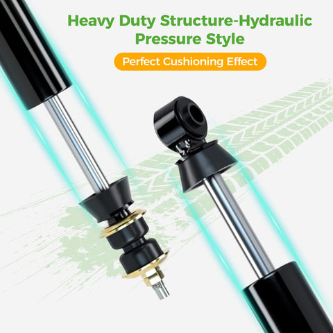 Smooth Ride Front And Rear Golf Cart Shock Absorber Kit for Club Car DS close-up, highlighting spring structure and cushioning.