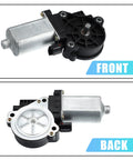 Heavy Duty RV Stair Entry Step Motor Stepper Swap For No Sweat Installs With Slick Auto Retract Safety Lock Fits 676061 1101428 214-1009 Motorhome Coach Door Actuator front and back views of motor.