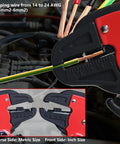 Automatic Wire Stripper And Cutter 7 Inch Eagle Nose Pliers 2 In 1 Tool stripping wires in a car engine bay