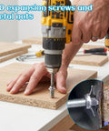 30 Piece M4 Hollow Wall Anchors Kit With Petal Nuts And Screws Expansion Door Anchors For Thin Walls Hollow Panels And Sheet Metal Includes Metal Screws Heavy Duty Cavity Fixing For Quick No Sweat Install, drill installing anchor in wood panel