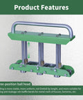 Sheet Metal Bending Tool For 0-90 Degree Bends In Steel, Aluminum, And Copper with three-position ball head feature